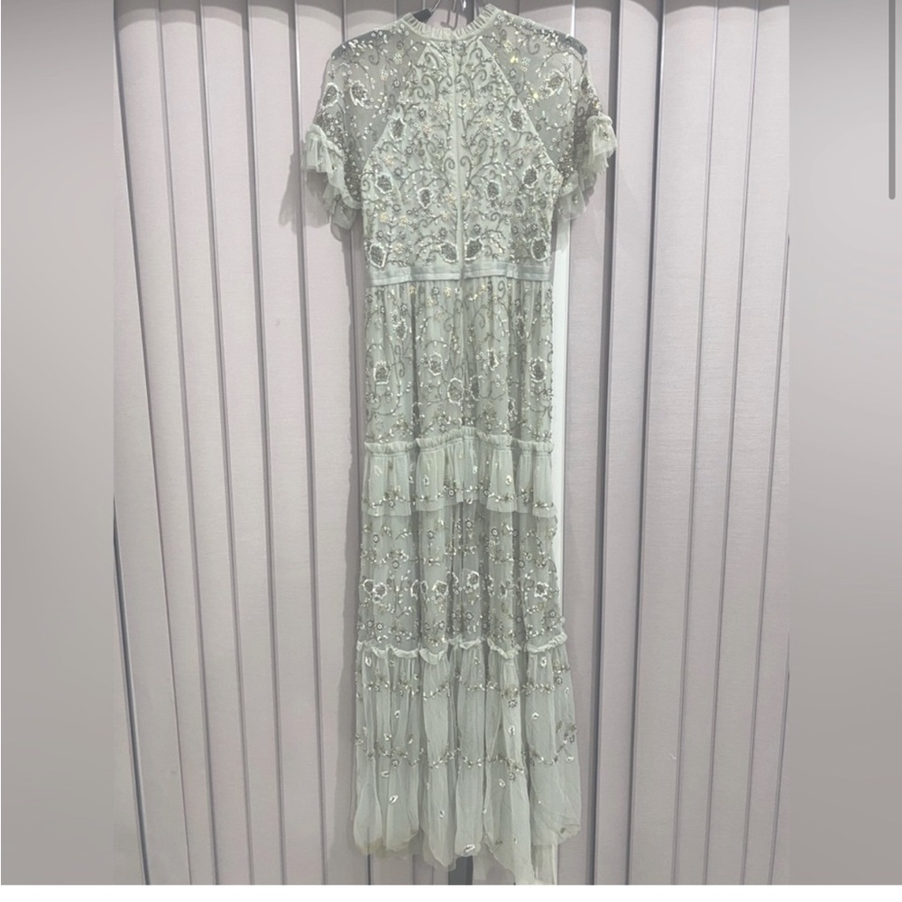 Sage green dress